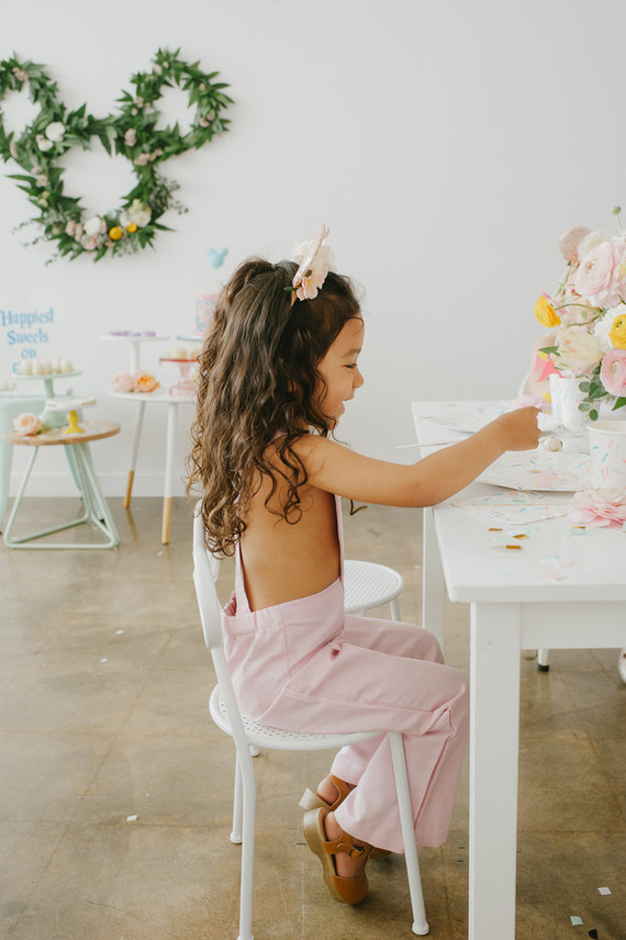 Modern Disneyland themed birthday party