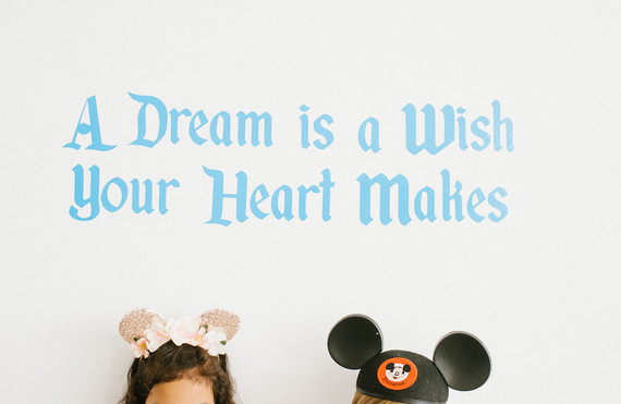 Modern Disneyland themed birthday party