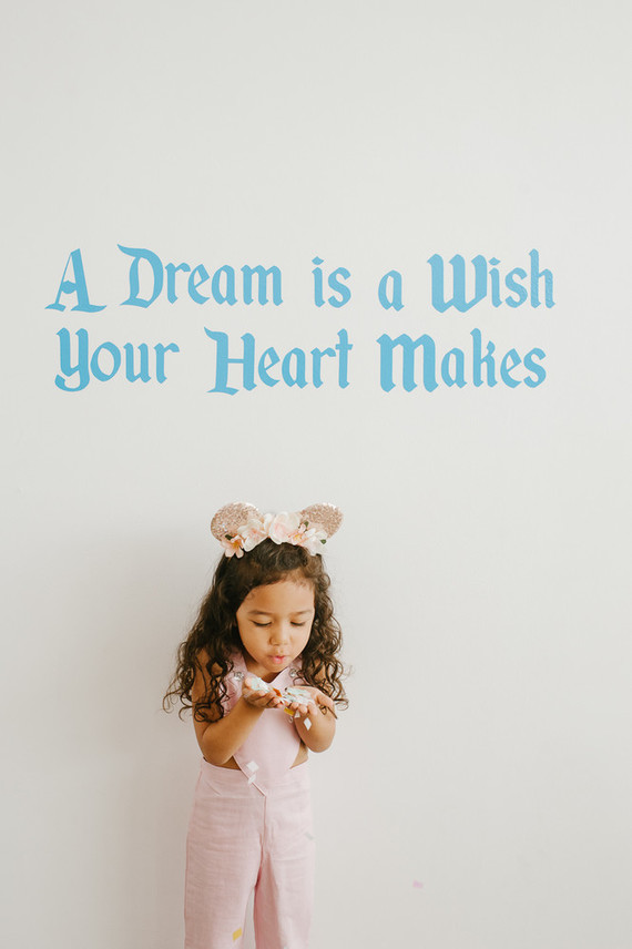 Modern Disneyland themed birthday party