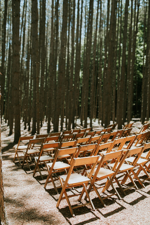 Rustic Pine forest wedding at The Roxbury Barn & Estate Inspiration