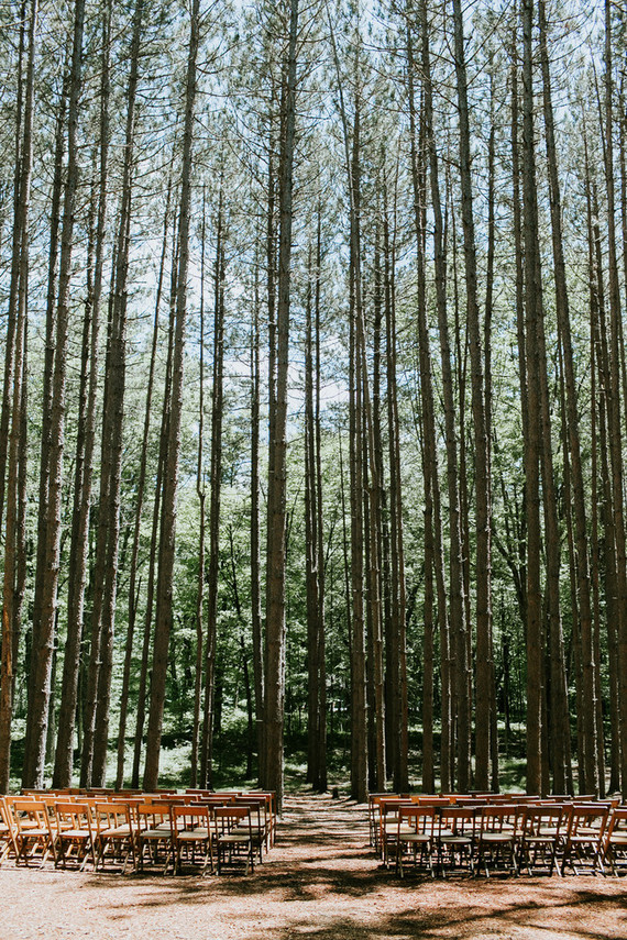 Rustic Pine forest wedding at The Roxbury Barn & Estate Inspiration