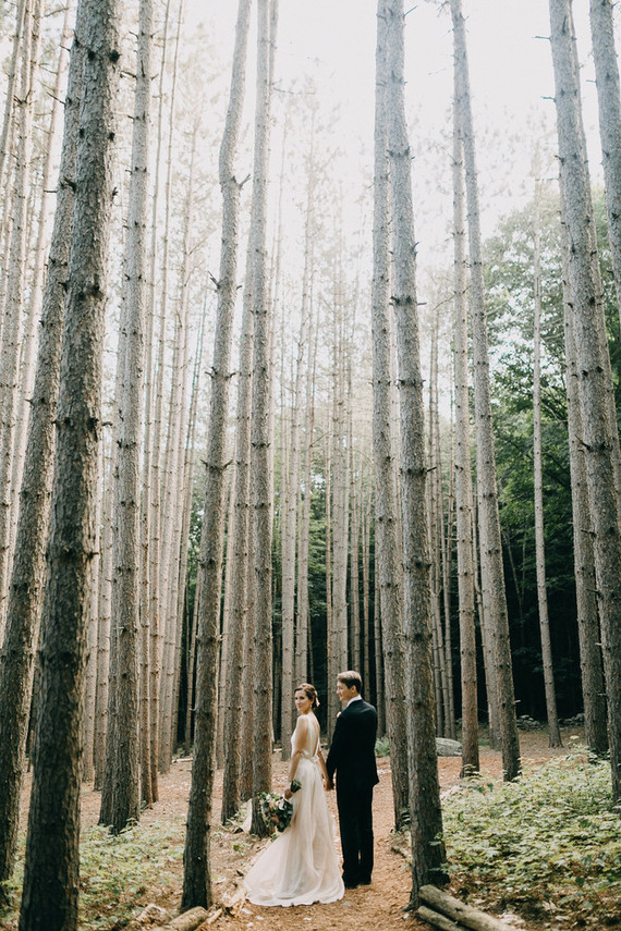Rustic Pine forest wedding at The Roxbury Barn & Estate