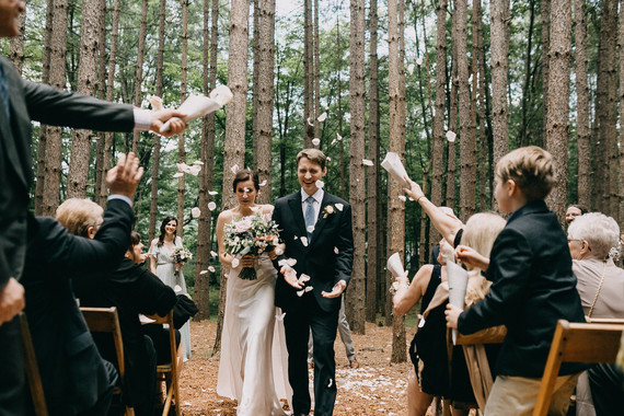 Rustic Pine forest wedding at The Roxbury Barn & Estate Inspiration