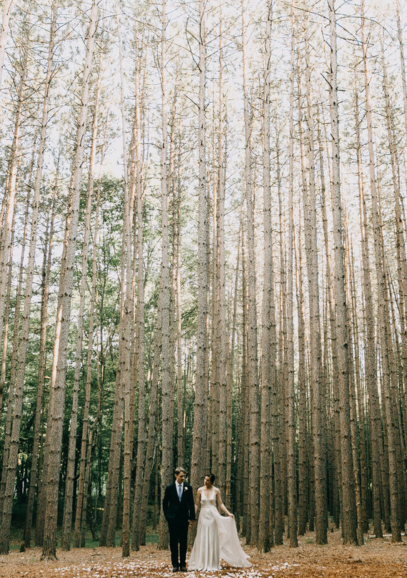 Rustic Pine forest wedding at The Roxbury Barn & Estate Inspiration