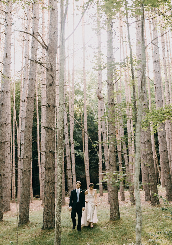 Rustic Pine forest wedding at The Roxbury Barn & Estate Inspiration