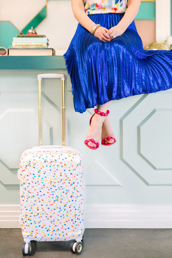 Confetti luggage