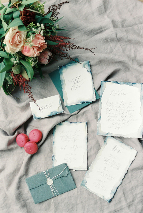 Watercolor calligraphy