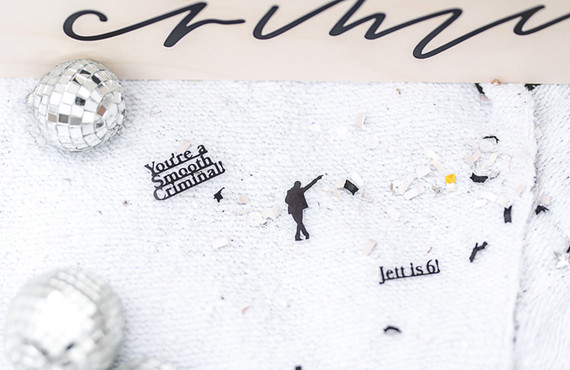 Michael Jackson themed double birthday party