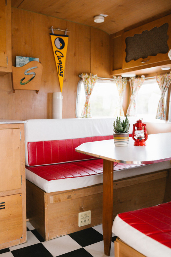 Father's Day camping trip at The Holidays vintage trailers in San Clemente