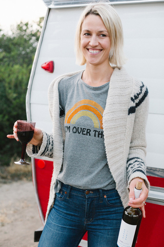 Father's Day camping trip at The Holidays vintage trailers in San Clemente Inspiration