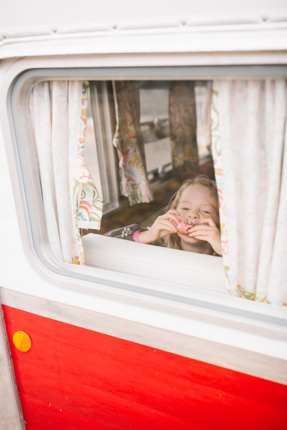 Father's Day camping trip at The Holidays vintage trailers in San Clemente