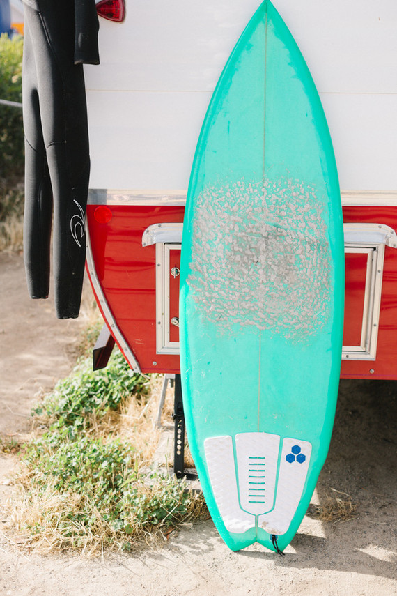 Father's Day camping trip at The Holidays vintage trailers in San Clemente