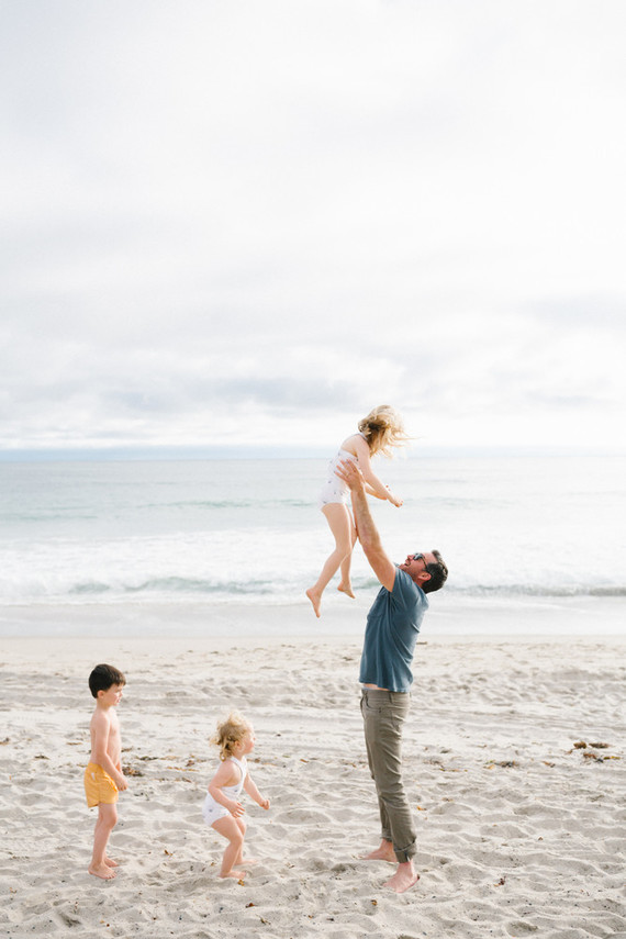 Father's Day camping trip at The Holidays vintage trailers in San Clemente