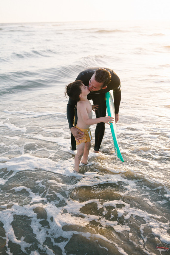 Father's Day camping trip at The Holidays vintage trailers in San Clemente