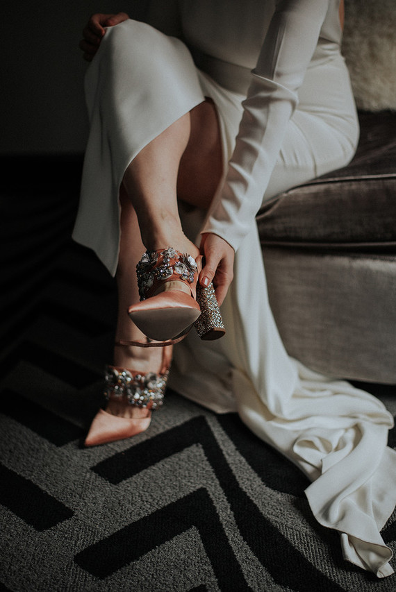 Luxe, moody butterfly inspired wedding