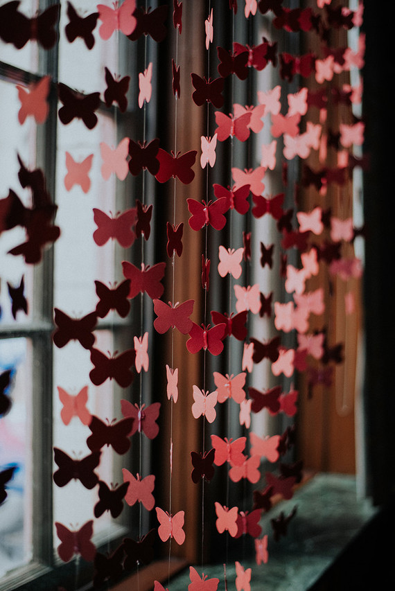 Luxe, moody butterfly inspired wedding