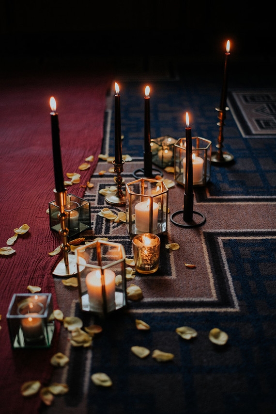 Luxe, moody butterfly inspired wedding