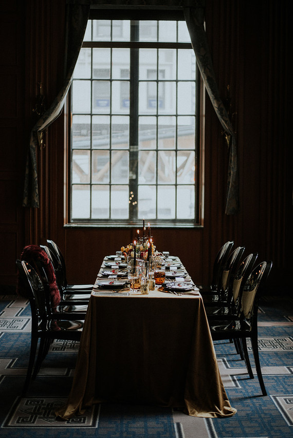 Luxe, moody butterfly inspired wedding