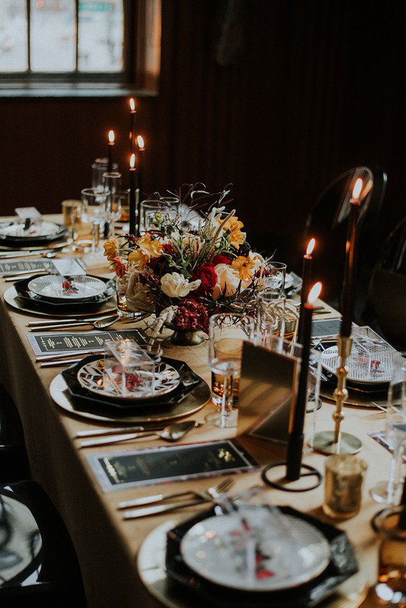 Luxe, moody butterfly inspired wedding Inspiration