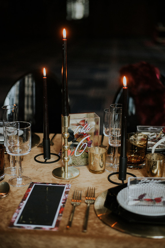 Luxe, moody butterfly inspired wedding