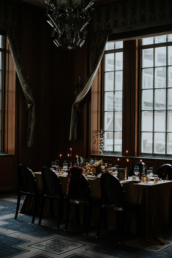 Luxe, moody butterfly inspired wedding