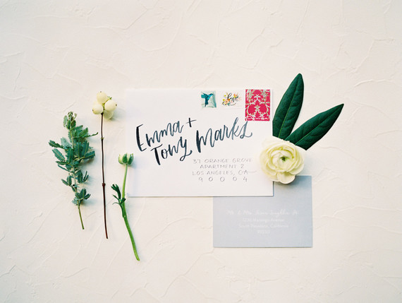 Geometric brass + blush wedding inspiration at Franciscan Gardens