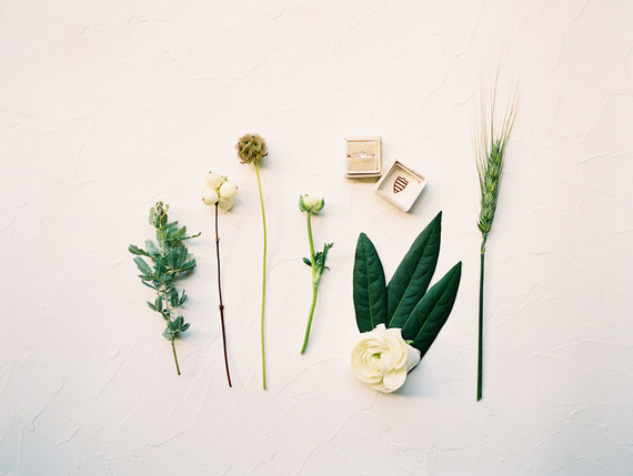 Geometric brass + blush wedding inspiration at Franciscan Gardens Inspiration