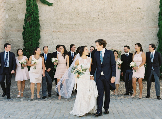 Romantic summer destination wedding in the Spanish countryside