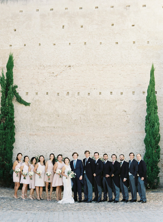 Romantic summer destination wedding in the Spanish countryside