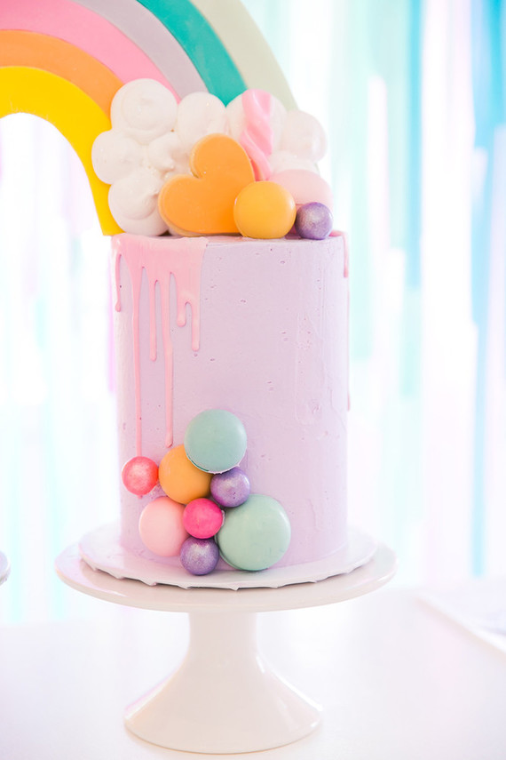 Modern rainbow My Little Pony party Inspiration