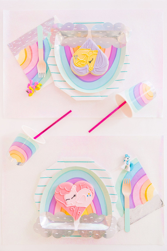 Modern rainbow My Little Pony party Inspiration