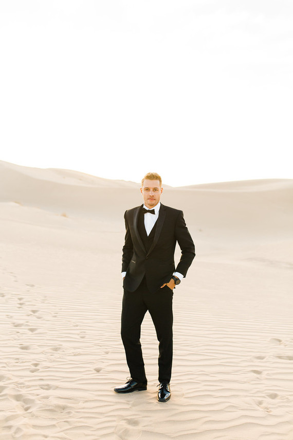 Formal engagement photos on the Sand Dunes of Glamis, CA Inspiration