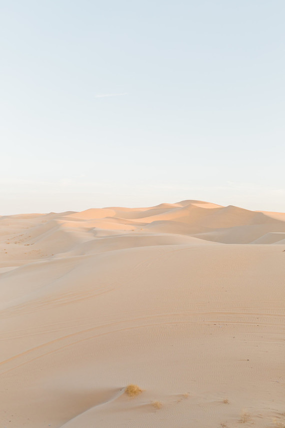 Formal engagement photos on the Sand Dunes of Glamis, CA