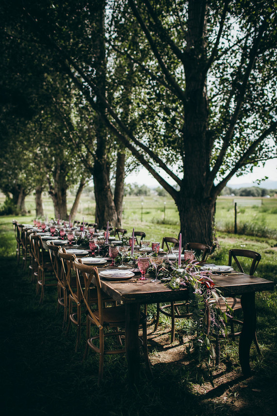 Rustic moody farm wedding inspiration in Bozeman, Montana