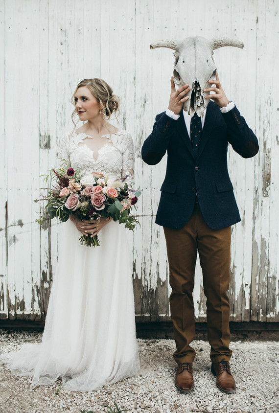 Rustic moody farm wedding inspiration in Bozeman, Montana