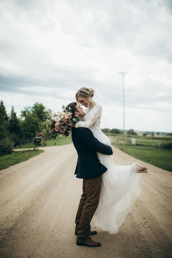 Rustic moody farm wedding inspiration in Bozeman, Montana Inspiration