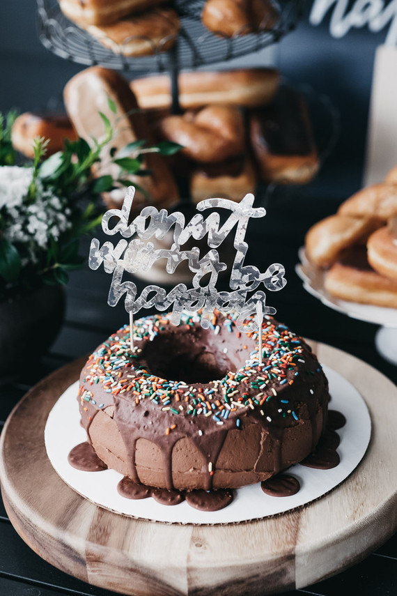 Donut party 1st birthday