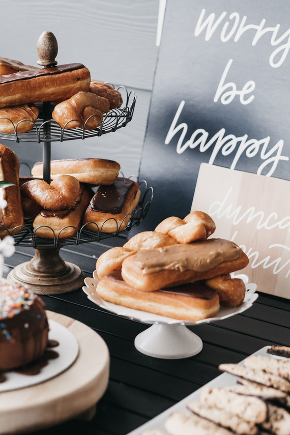 Donut party 1st birthday