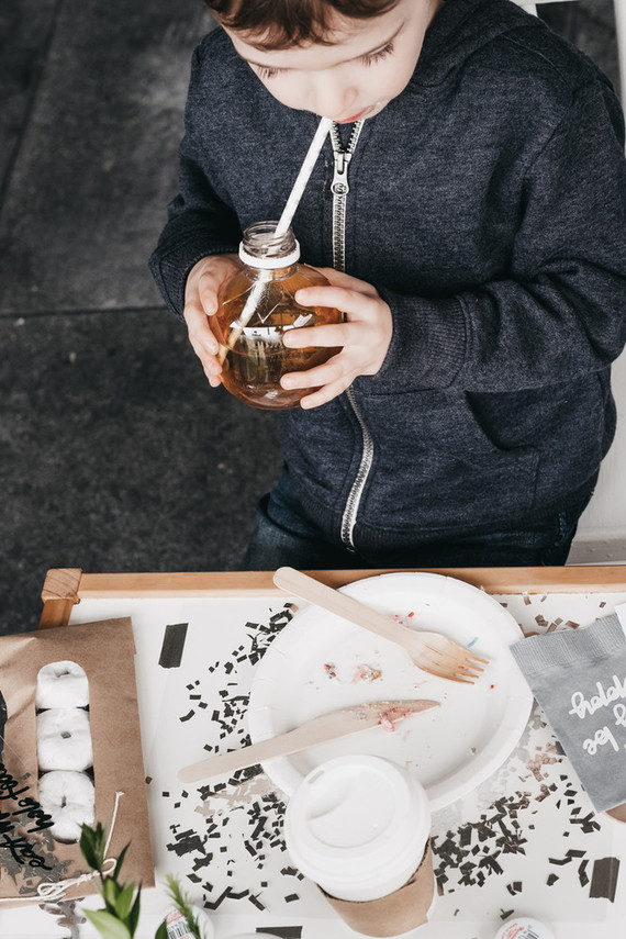 Donut party 1st birthday