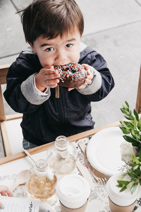 Donut party 1st birthday
