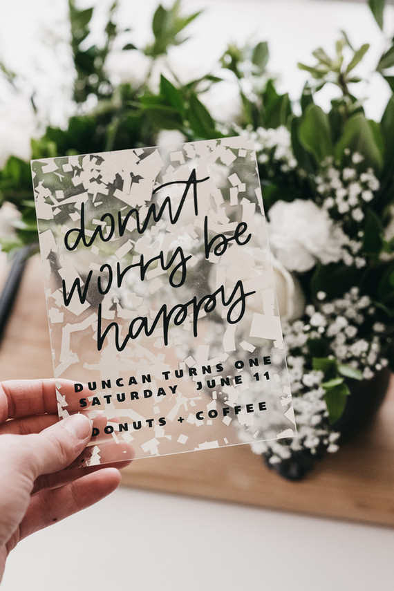 Donut party 1st birthday