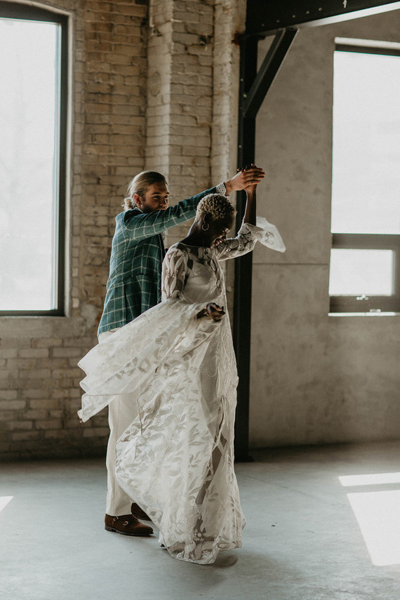 African goddess chic bridal style