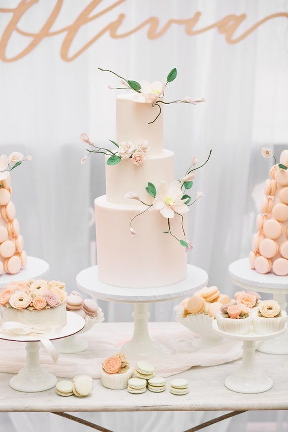 Floral first birthday Korean Dol in downtown LA