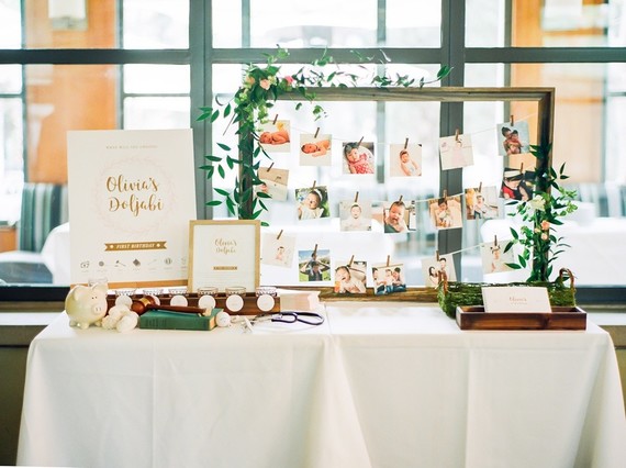 Floral first birthday Korean Dol in downtown LA