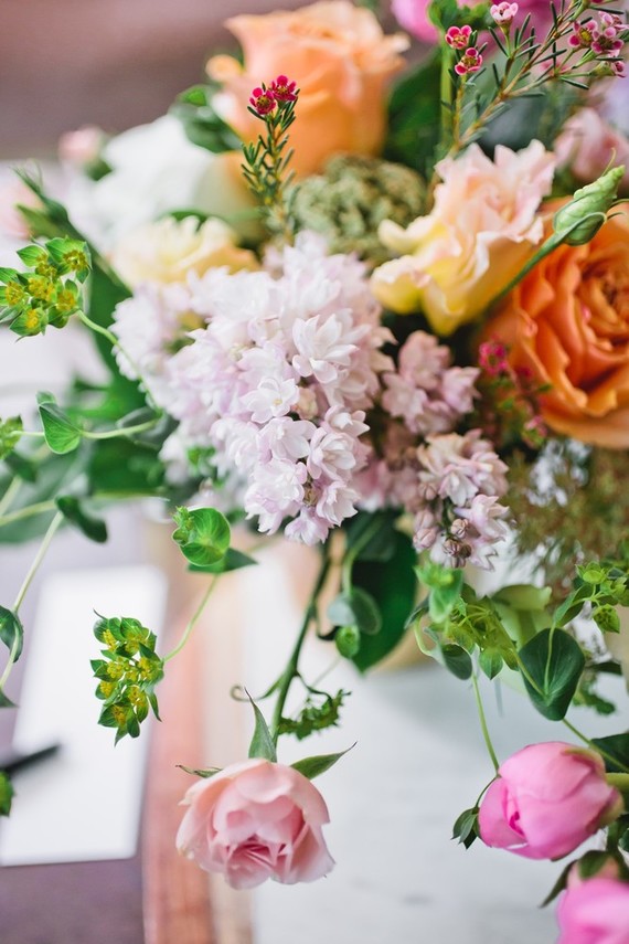 Floral first birthday Korean Dol in downtown LA