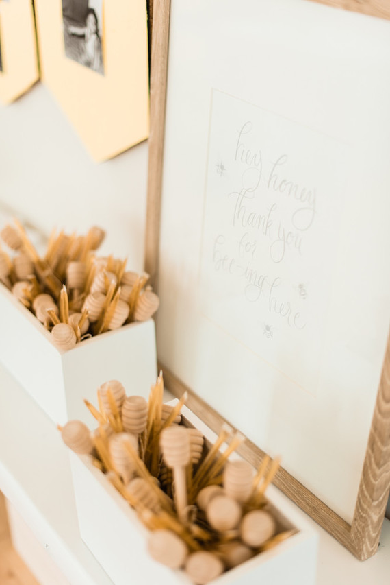 Honeybee baby shower at The Cannon Room in Raleigh Inspiration