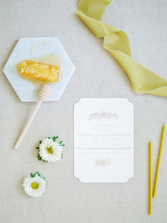 Honeybee baby shower at The Cannon Room in Raleigh Inspiration