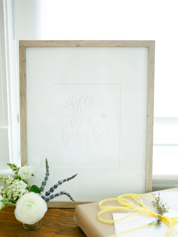 Honeybee baby shower at The Cannon Room in Raleigh Inspiration