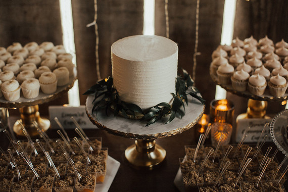 Rustic California wedding with a pink dress