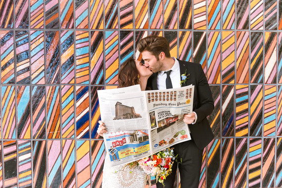 Stylish Detroit engagement photos